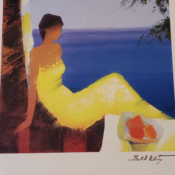 EMILE BELLET, "Beaute Marine" seriolithograph - Picture 3 of 6